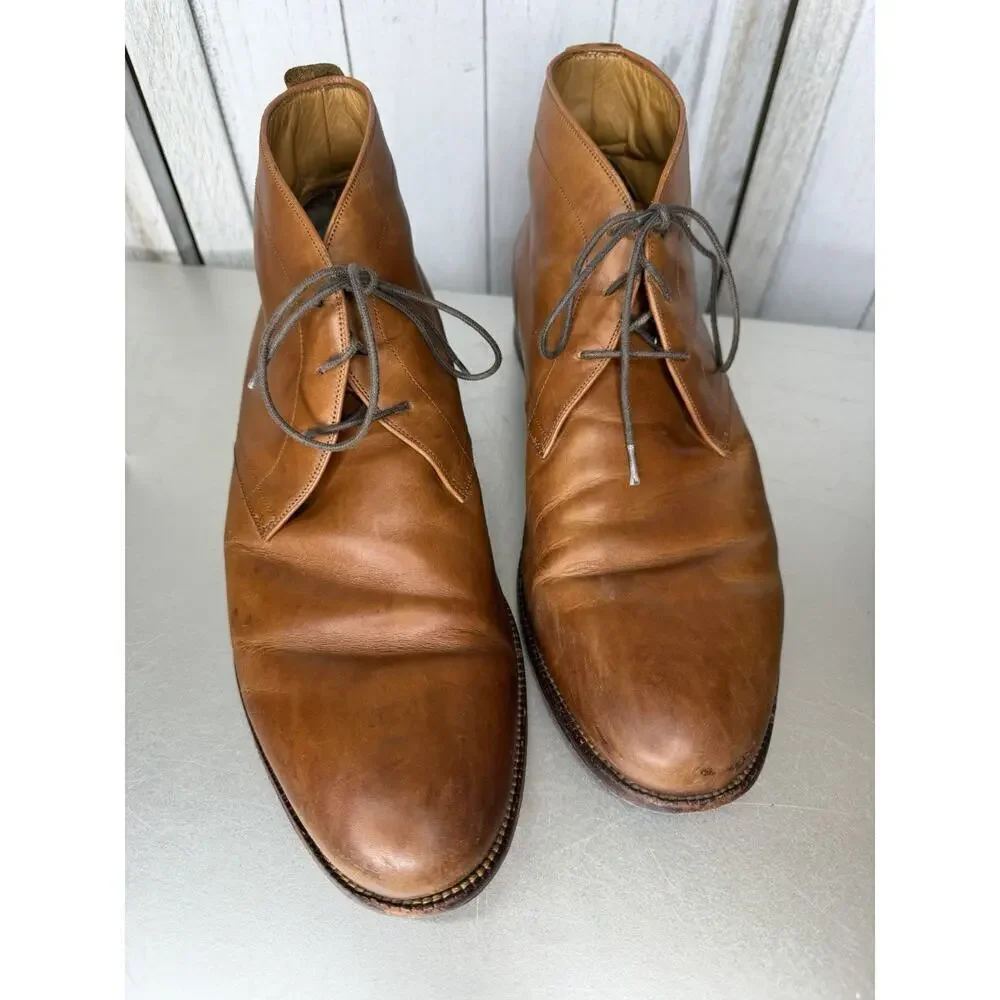 COLE HAAN GRAMERCY CHUKKA BOOT TAN Leather Size 10